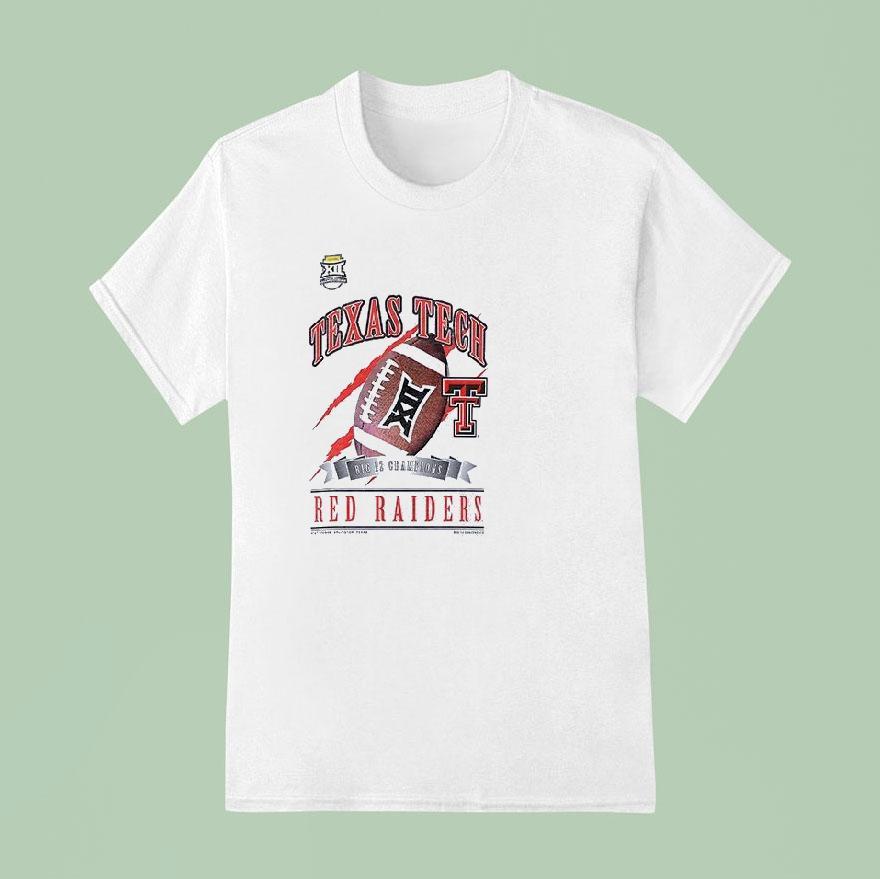 Texas Tech Red Raiders Big 12 Football Champions 2025 Wreck ’em Tech Shirt