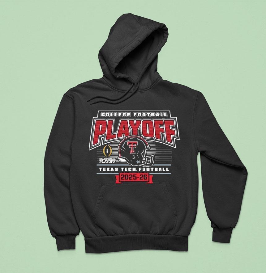 Texas Tech Red Raiders College Football Playoff 2025 2026 Led Helmet Shirt Texas Tech Red Raiders College Football Playoff 2025 2026 Led Helmet Shirt