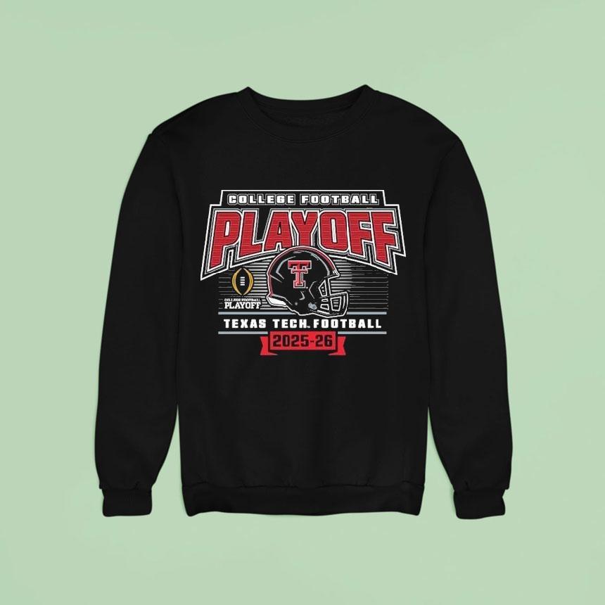 Texas Tech Red Raiders College Football Playoff 2025 2026 Led Helmet Shirt Texas Tech Red Raiders College Football Playoff 2025 2026 Led Helmet Shirt