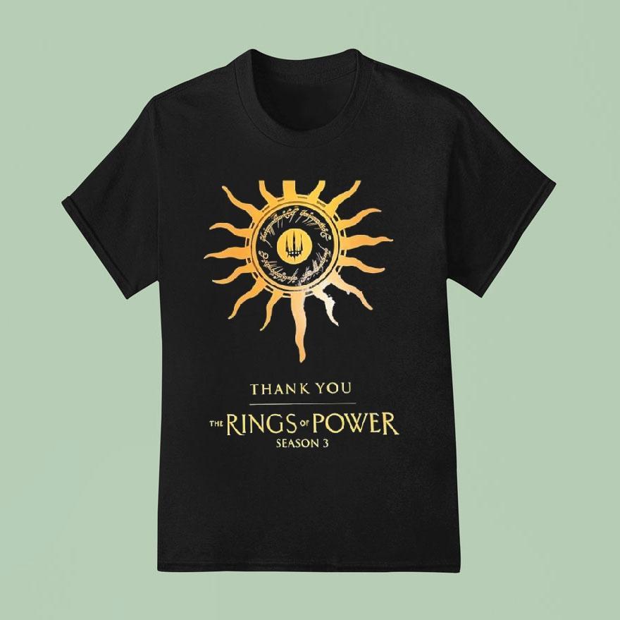 Thank You The Rings Of Power Season 3 Shirt