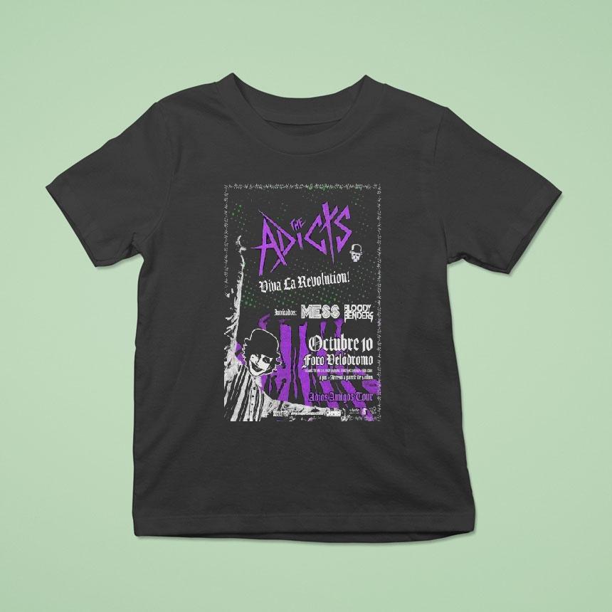The Adicts Adios Amigos Tour Mexico Oct 10 2025 Shirt