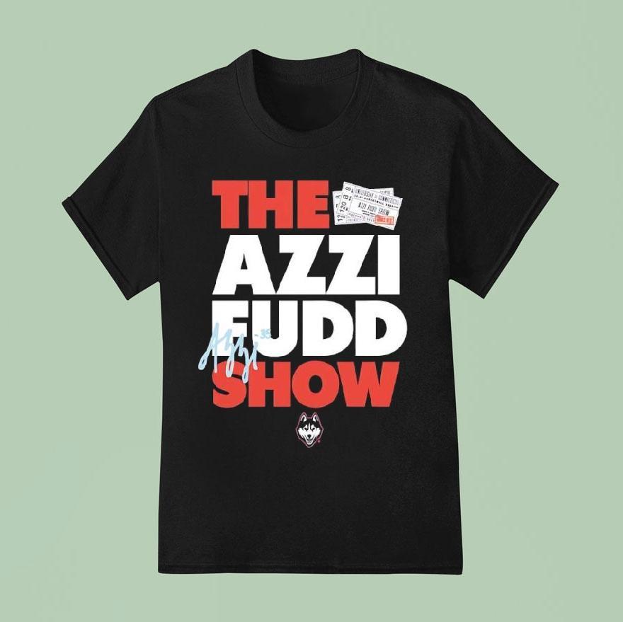 The Azzi Fudd Show Uconn Huskies Logo Shirt
