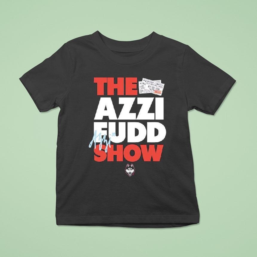 The Azzi Fudd Show Uconn Huskies Logo Shirt