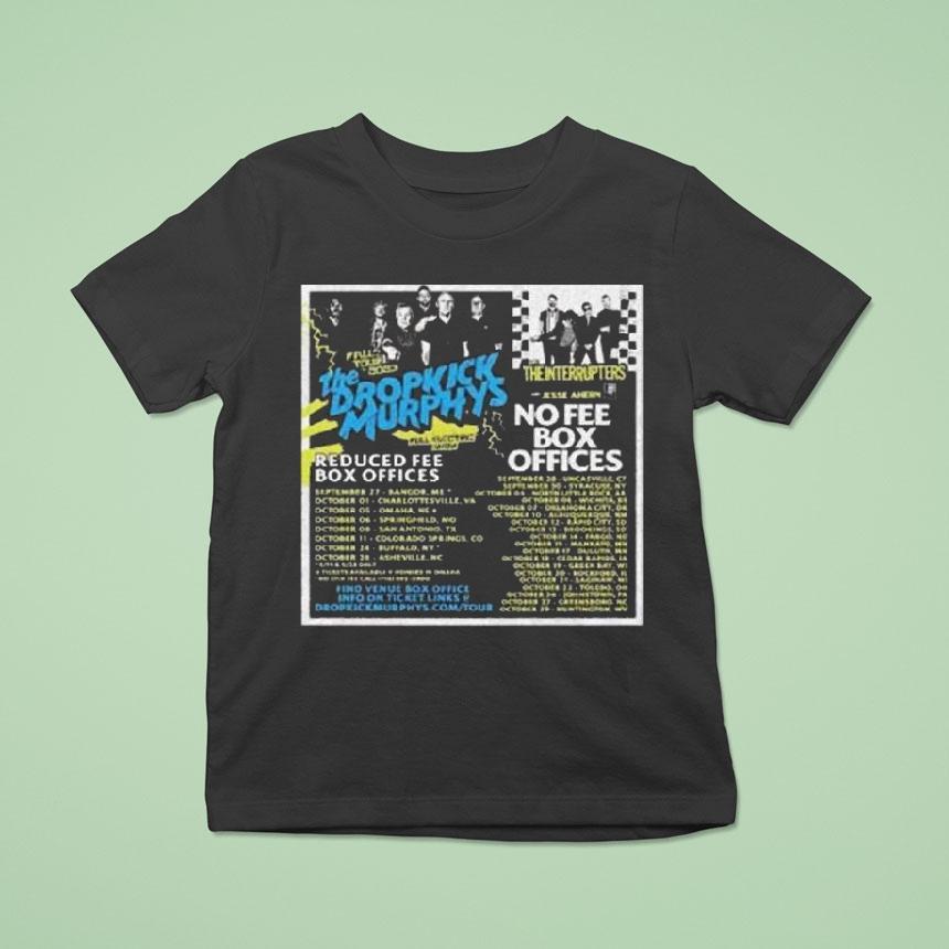 The Dropkick Murphys Fall Tour 2023 Fanwear Concert Shirt