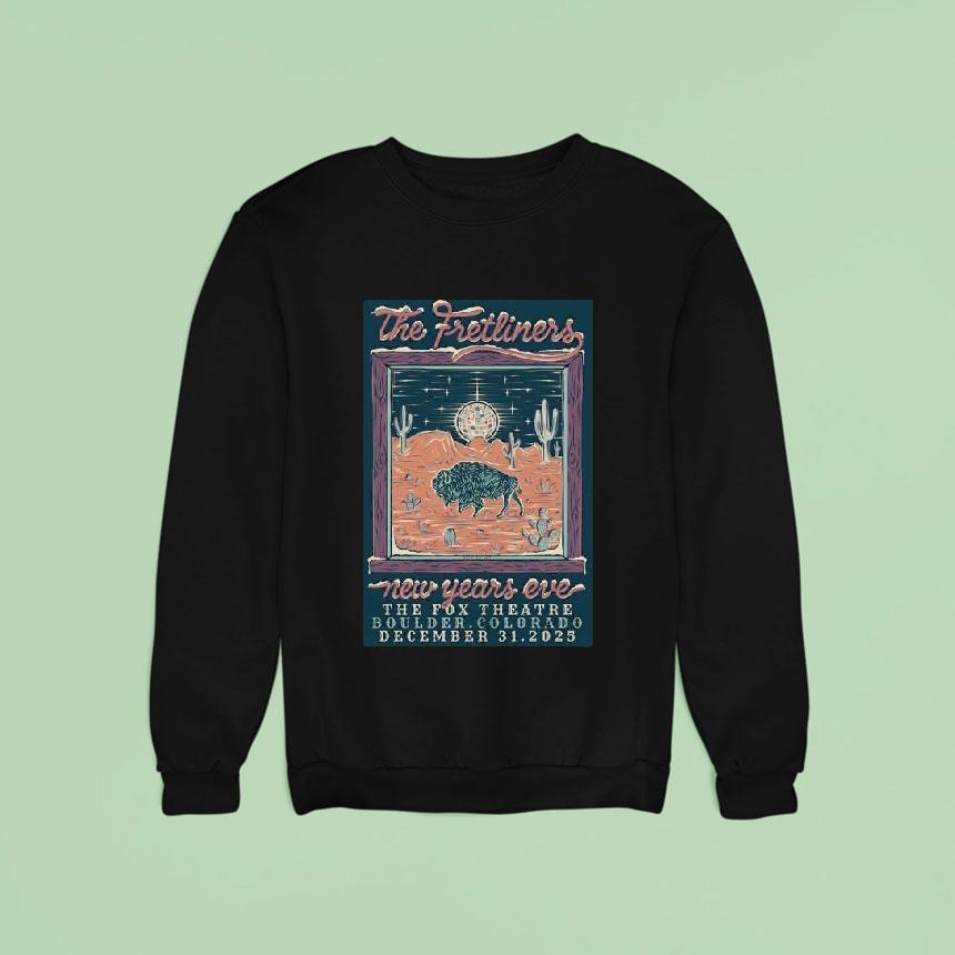 The Fretliners December 31 2025 In Boulder Co Buffalo Shirt The Fretliners December 31 2025 In Boulder Co Buffalo Shirt