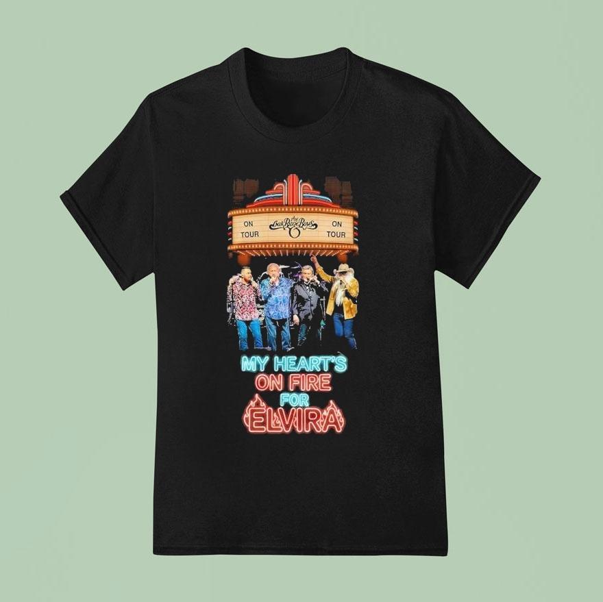 The Oak Ridge Boys My Heart’s On Fire For Elvira On Tour 2025 2026 Shirt