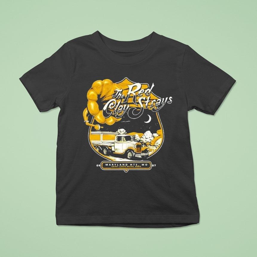 The Red Clay Strays Concert Sept 07 2025 Saint Louis Music Park Shirt