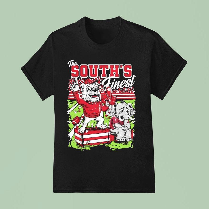 The South’s Finest Georgia Bulldogs Win Alabama Crimson Tide Shirt