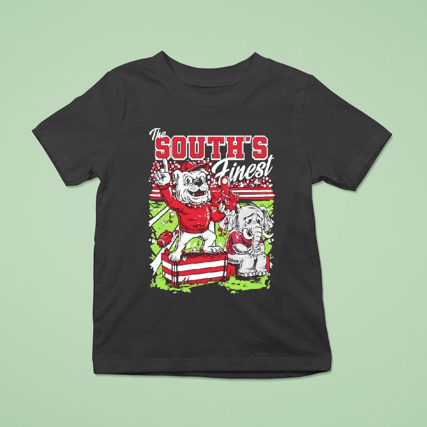 The South’s Finest Georgia Bulldogs Win Alabama Crimson Tide Shirt