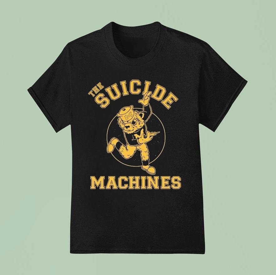 The Suicide Machines University Of Michigan Wolverines Mascot Rip Shirt
