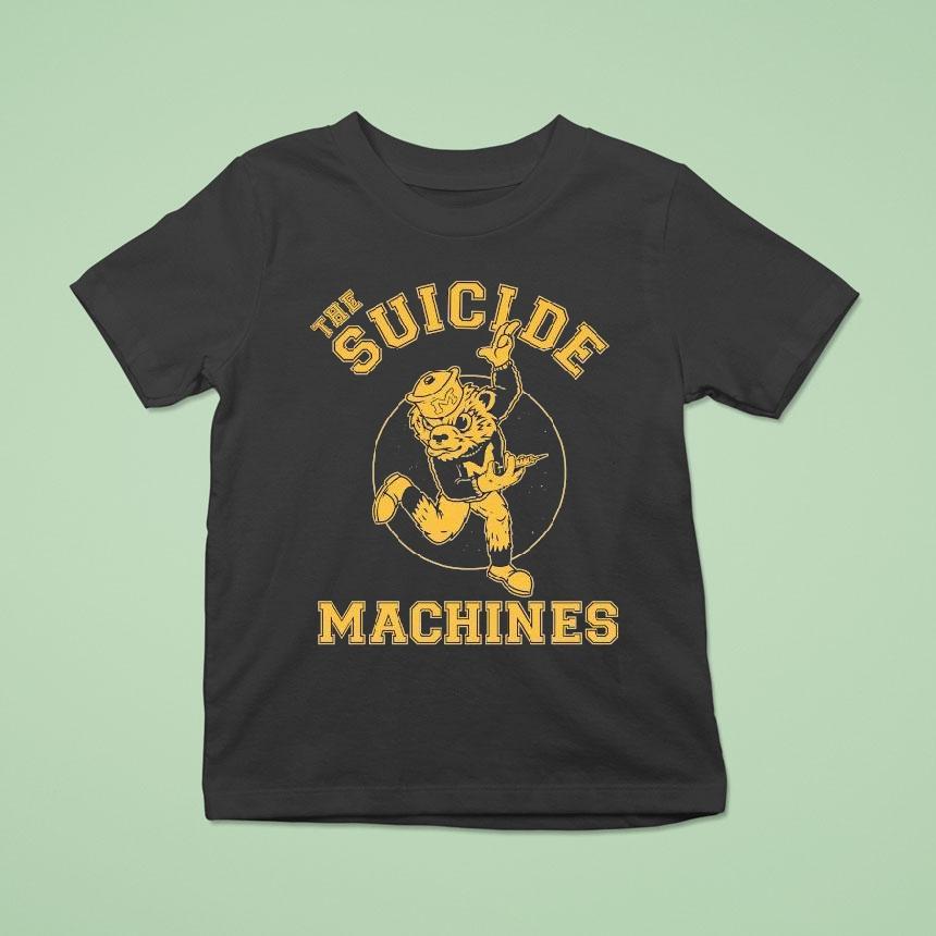 The Suicide Machines University Of Michigan Wolverines Mascot Rip Shirt