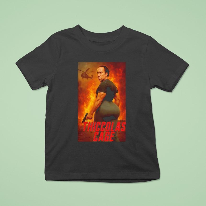 Thiccolas Cage Graphic Shirt