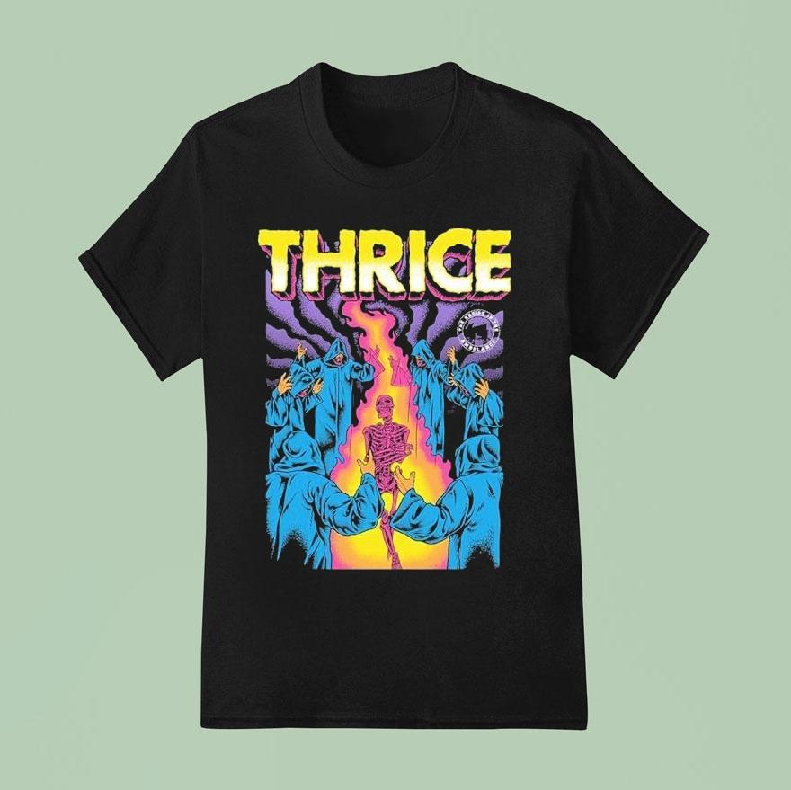 Thrice Santa Cruz Skeleton Shirt