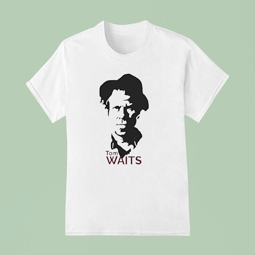 Tom Waits Portrait Shirt