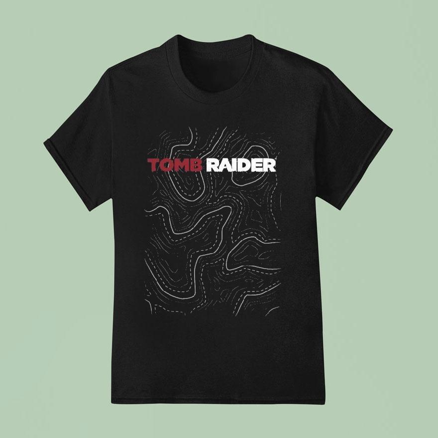 Tomb Raider Map Shirt