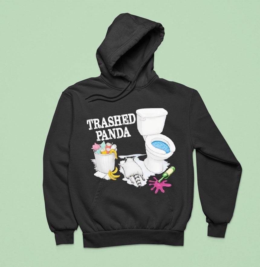 Trashed Panda Funny Drunk Raccoon Funny Shirt Trashed Panda Funny Drunk Raccoon Funny Shirt