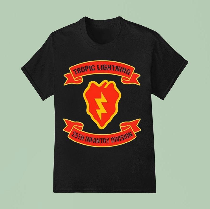 Tropic Lightning 25th Infantry Division Shirt