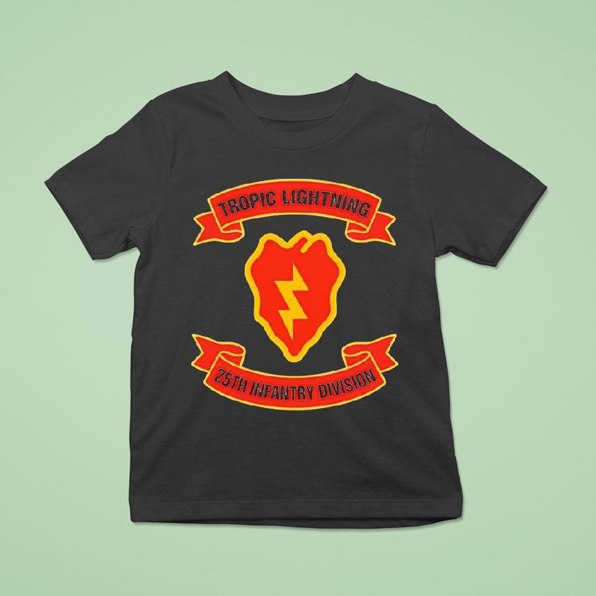 Tropic Lightning 25th Infantry Division Shirt