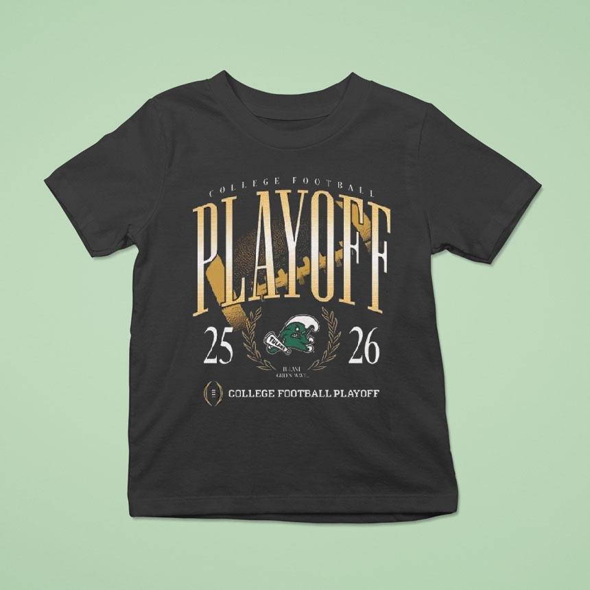 Tulane Green Wave ’25-’26 College Football Playoff Heavyweight Shirt