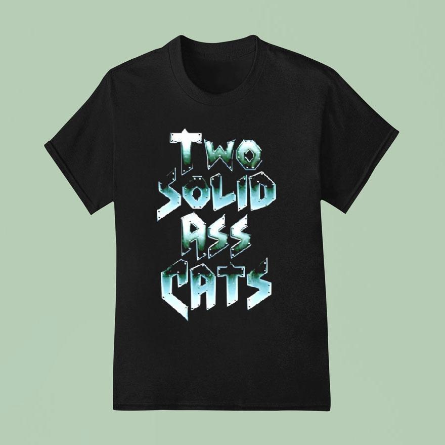 Two Solid Ass Cats Graphic Shirt