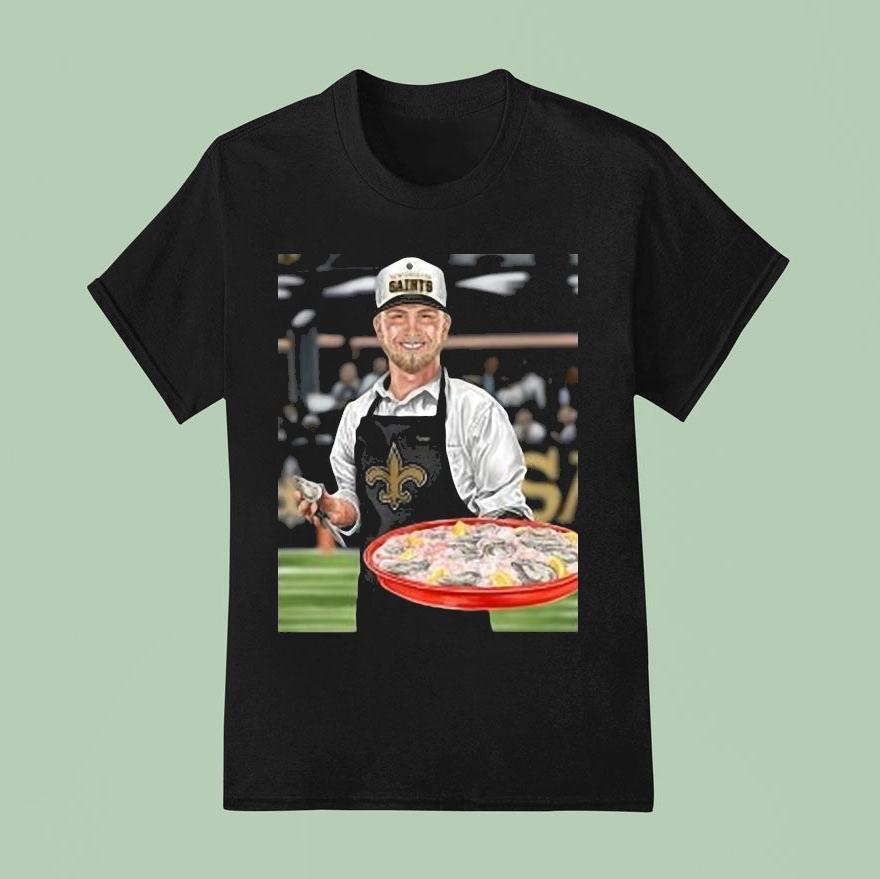 Tyler Shough Oyster Shucker New Orleans Saints Shirt