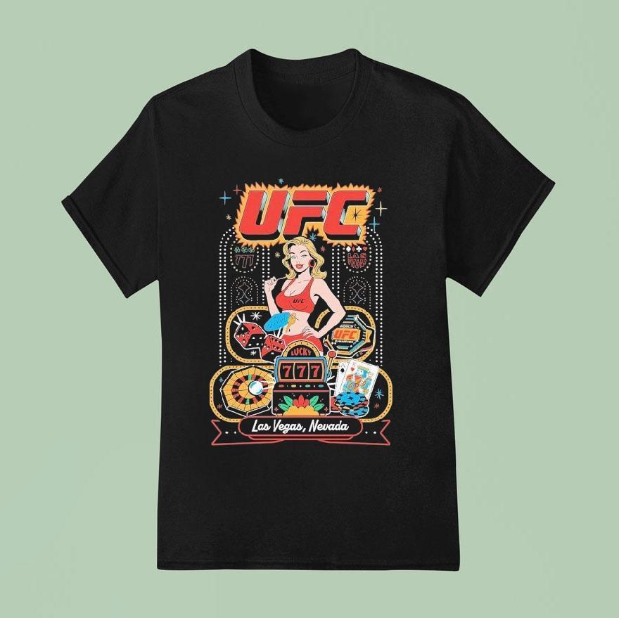 Ufc 324 Old Las Vegas Nevada Lucky Girl Shirt