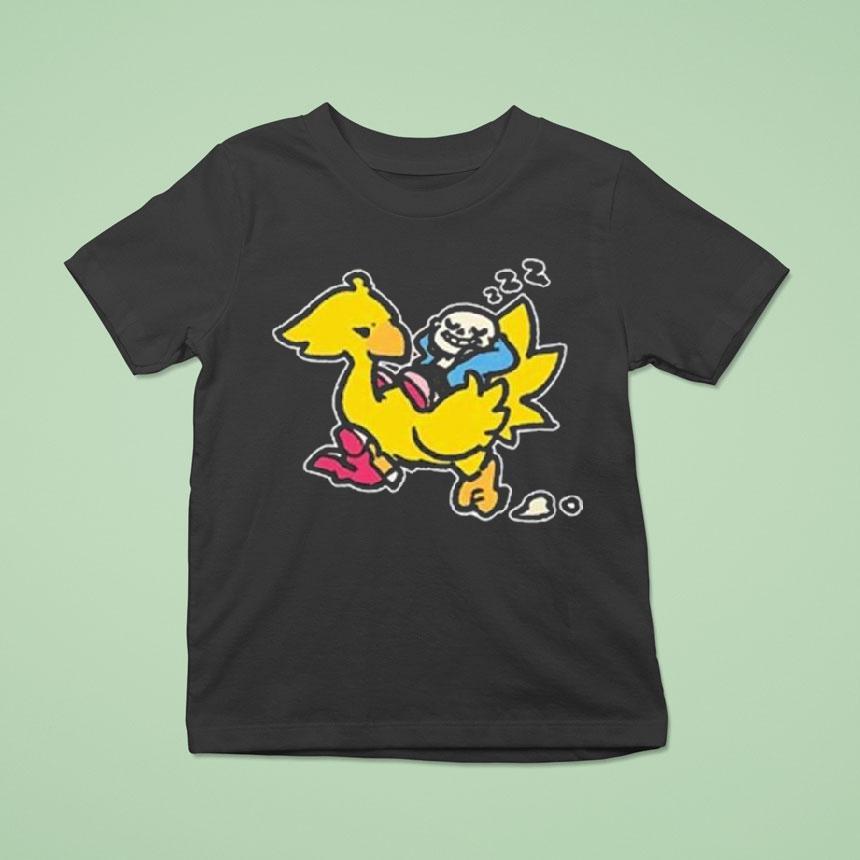 Undertale Sans And Chocobo Shirt