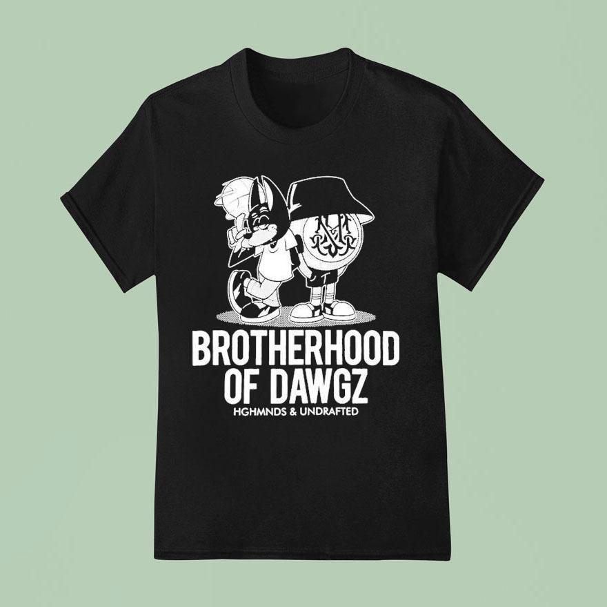 Undrafted Brotherhood Of Dawgz Brothers Shirt