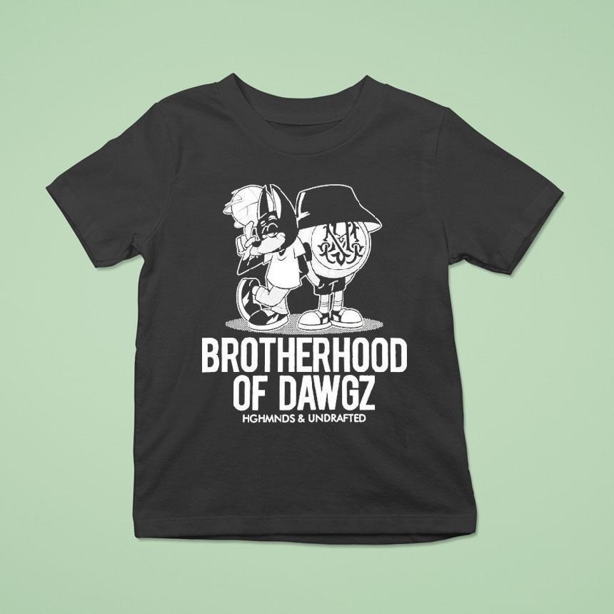 Undrafted Brotherhood Of Dawgz Brothers Shirt