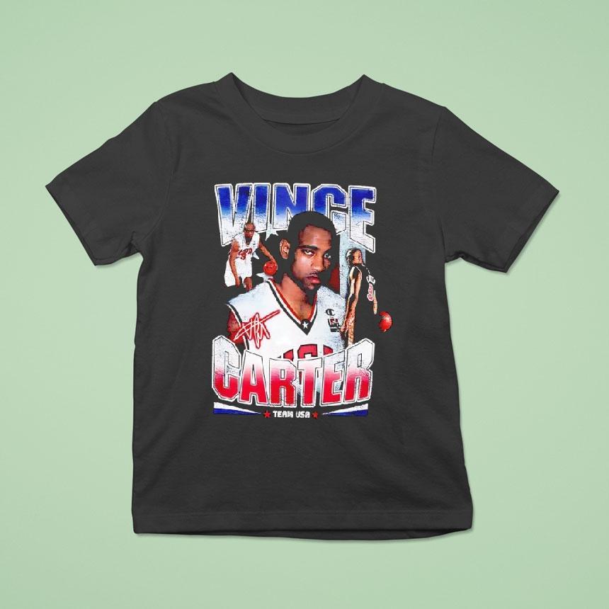 Vince Carter Usa Basketball Team Usa Signature Shirt