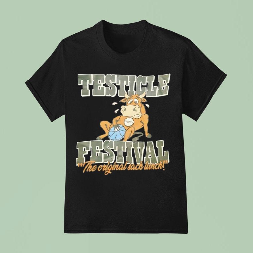 Volunr Testicle Festival The Original Lunch Shirt