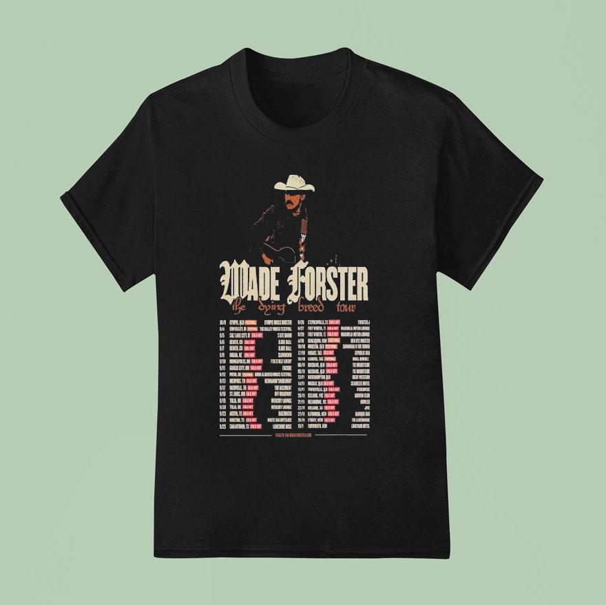 Wade Forster The Dying Breed Tour 2026 Shirt