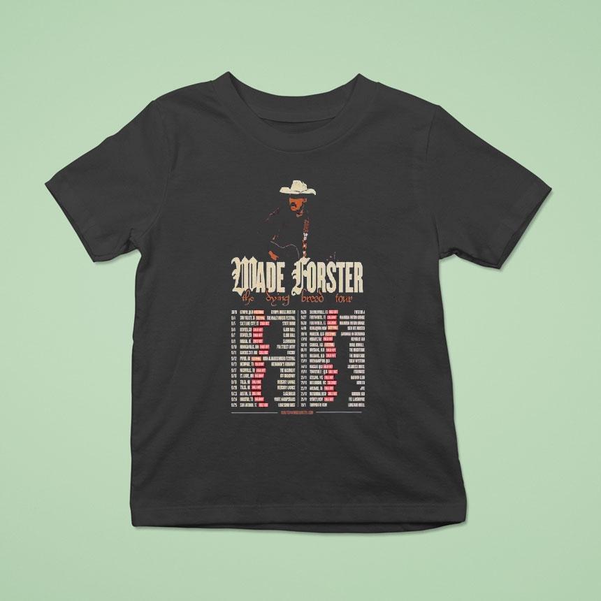 Wade Forster The Dying Breed Tour 2026 Shirt