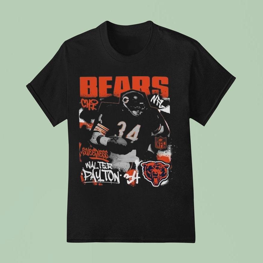 Walter Payton Chicago Bears Star Player Shirt