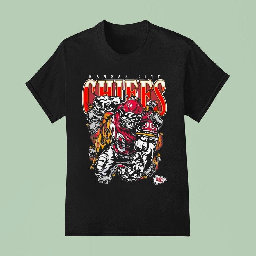 Warren Lotas X Kansas City Chiefs Fire The Cannons Skull Nfl Shirt