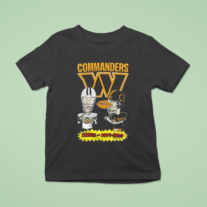 Washington Commanders Beavis And Butt-head 2025 Shirt