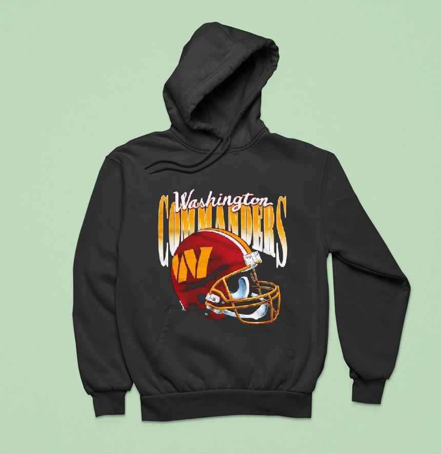 Washington Commanders Gradient Helmet Shirt Washington Commanders Gradient Helmet Shirt
