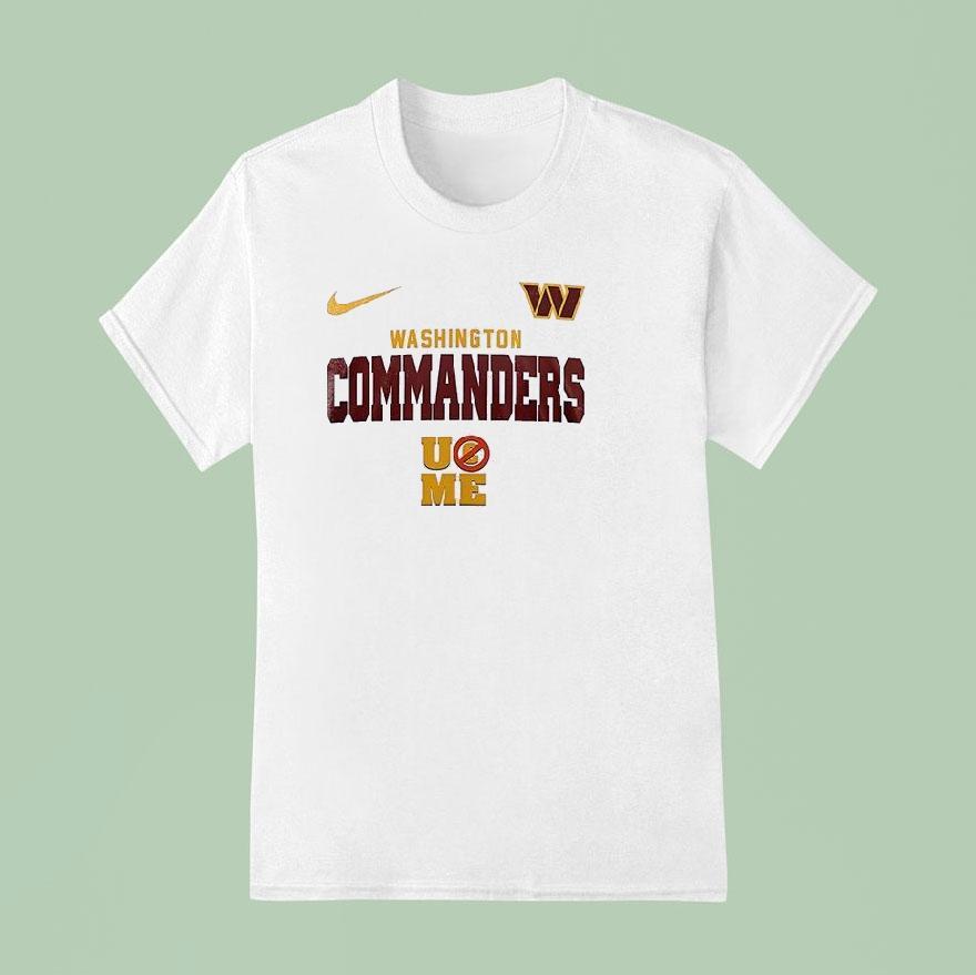 Washington Commanders X John Cena Never Give Up Take Command Shirt