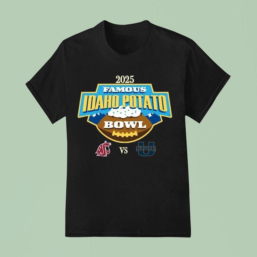 Washington State Cougars Vs Utah Utes 2025 Famous Idaho Potato Bowl Shirt