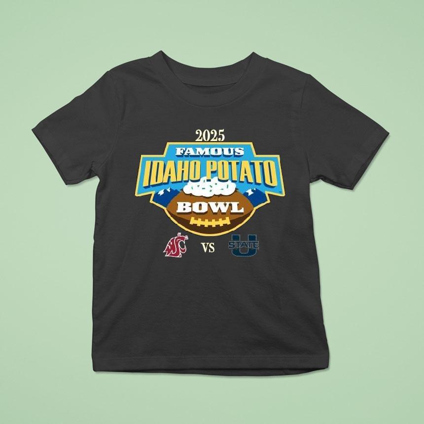 Washington State Cougars Vs Utah Utes 2025 Famous Idaho Potato Bowl Shirt
