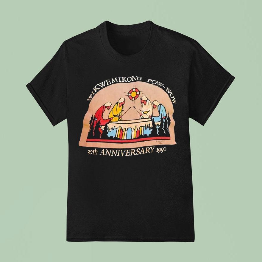 Wikwemikong Pow-wow 30th Anniversary In 1990 Graphic Shirt