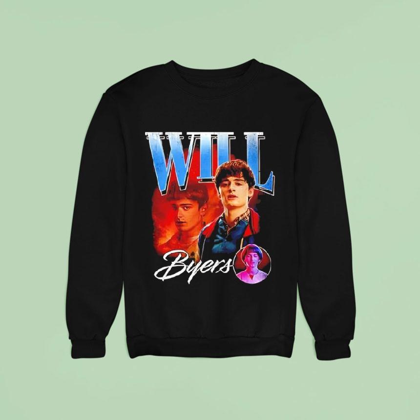 Will Byers Series Stranger Things Graphic Shirt Will Byers Series Stranger Things Graphic Shirt