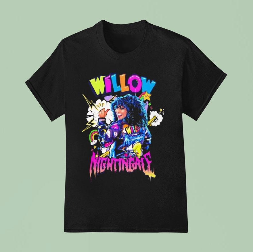 Willow Nightingale Aew Graphic Series Shirt
