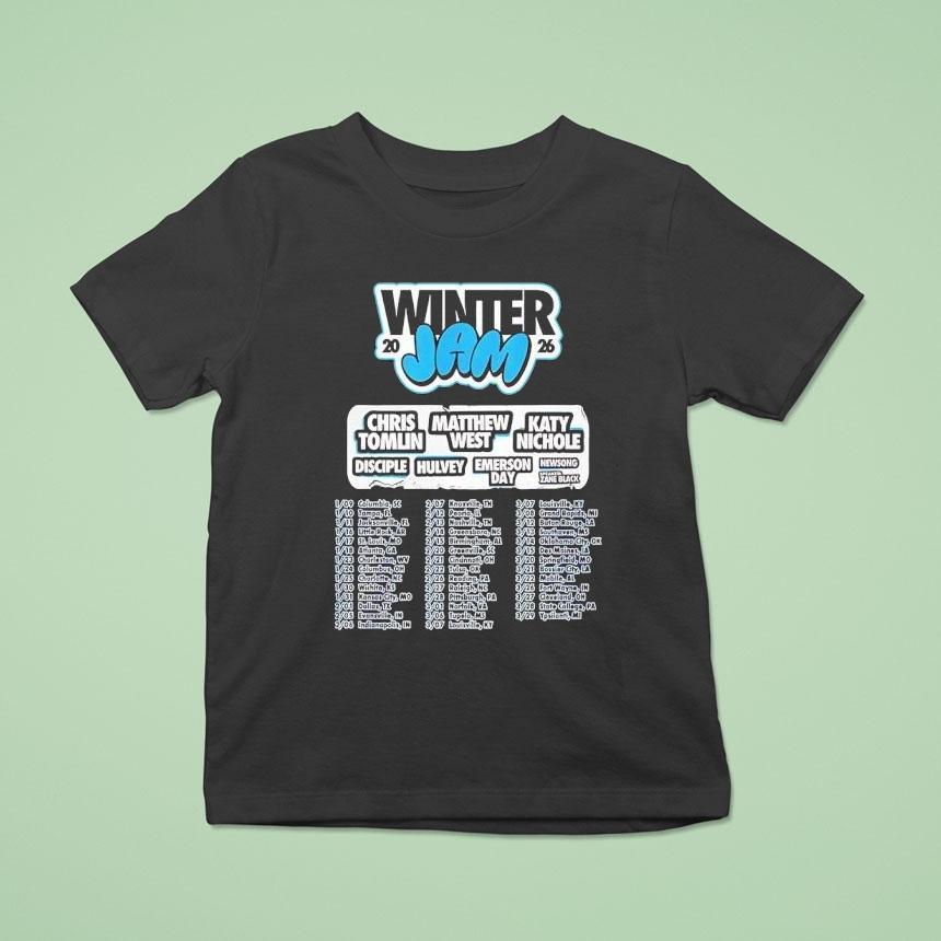 Winter Jam Tour 2026 Chris Tomlin Matthew West Katy Nichole Disciple Shirt
