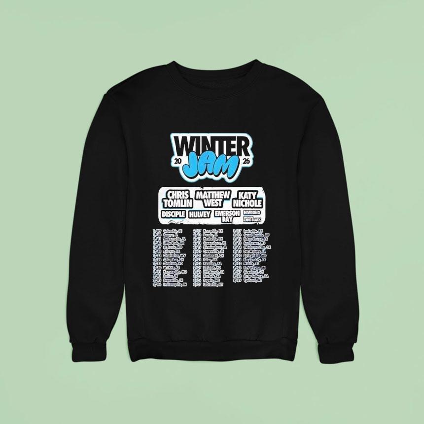 Winter Jam Tour 2026 Chris Tomlin Matthew West Katy Nichole Disciple Shirt Winter Jam Tour 2026 Chris Tomlin Matthew West Katy Nichole Disciple Shirt