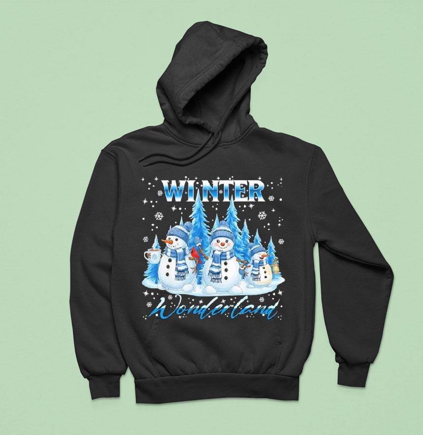 Winter Wonderland Snowman Family Snowflake Cozy Winter Scene Shirt Winter Wonderland Snowman Family Snowflake Cozy Winter Scene Shirt