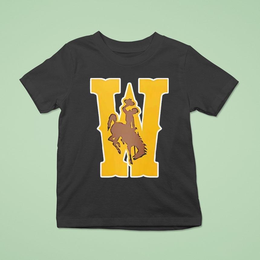 Wyoming Cowboys Wrestling Champion Brown Icon Logo Shirt