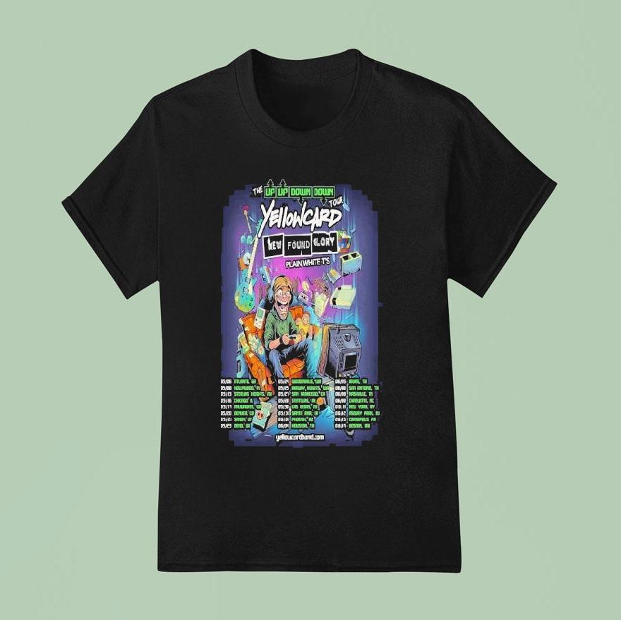 Yellowcard The Up Up Down Down Tour 2026 Shirt