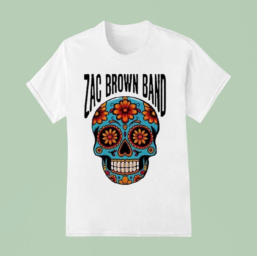 Zac Brown Band Skull Shirt