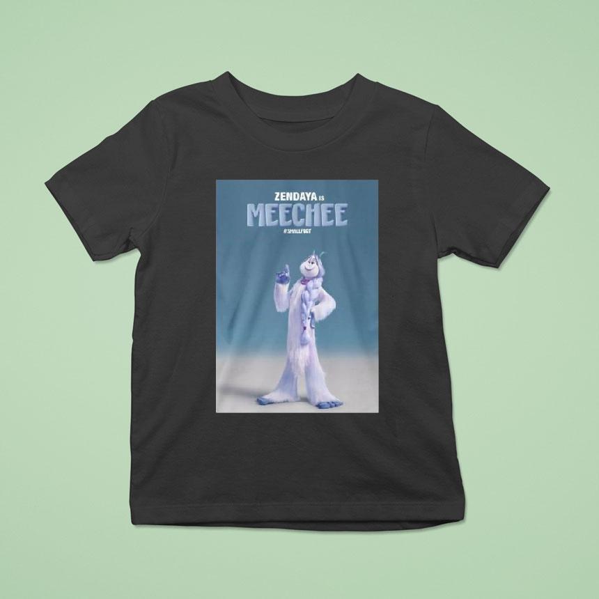 Zendaya Is Meechee In Smallfoot Shirt